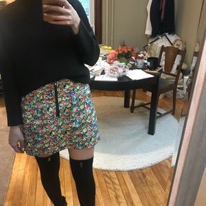 Minkpink floral mini skirt with pockets